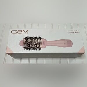 GEM Pink Hot Air Blowout Brush Dry Style & Add Volume W/ 3" Ceramic Barrel -NEW!